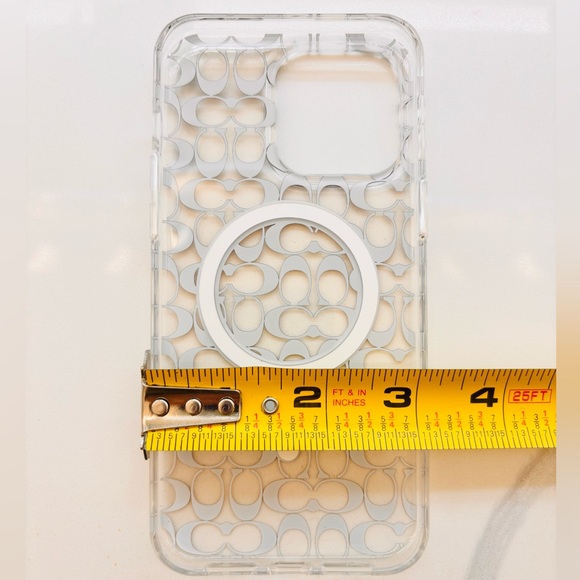 NWOB Coach Protective Case with Magsafe For iPhone 15 Pro Max Clear/Multi New - Picture 10 of 10